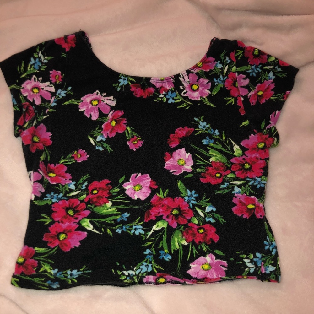Floral crop top